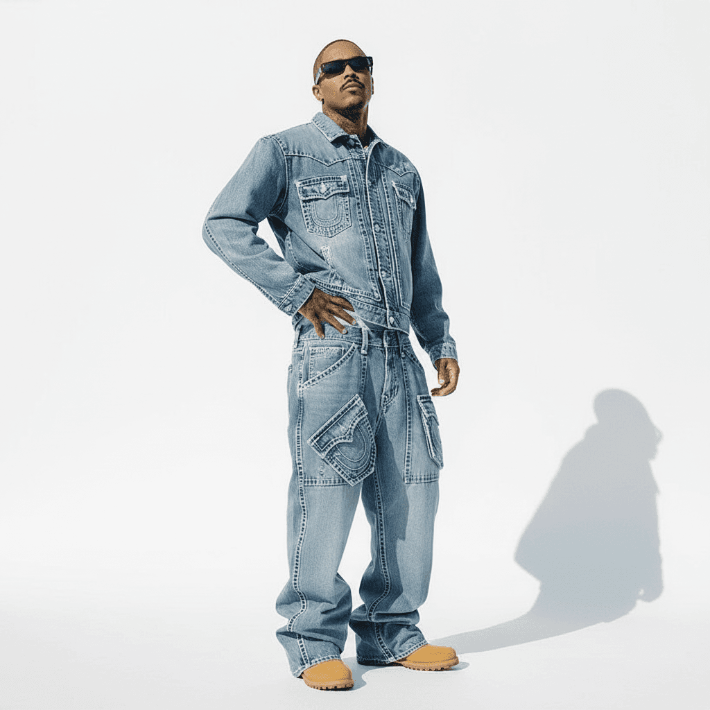 full-body shot, slightly low angle, model looking directly at camera with a confident gaze, shoulders slightly rotated to the left, right arm bent with hand resting on hip, left arm relaxed by side, weight primarily on right leg, left foot slightly forward, wearing the exact same outfit as INPUT_IMAGE, seamless pure white studio background, professional studio lighting, clean subject isolation, photorealistic skin detail, natural micro-shadows and accurate light falloff, sharp, clean, realistic, no distortions, no deformed anatomy, no extra limbs, no warped face, no inaccurate skin tone, no cartoon style
