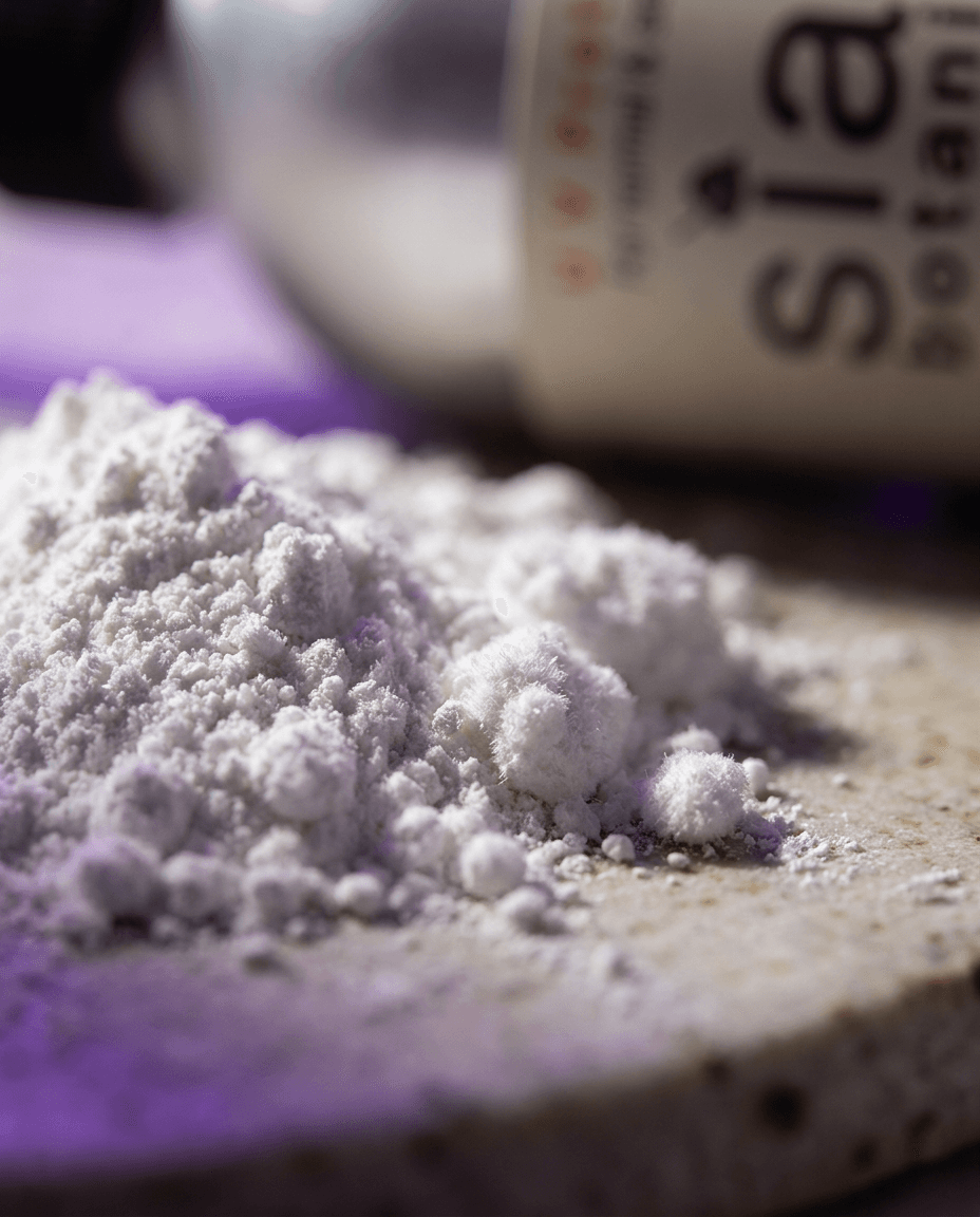 Macro close-up product feature shot for Zinc: extreme detail on textures and materials, soft directional lighting with accent #7c3aed, shallow depth of field, premium commercial product photography, medium-pace mood