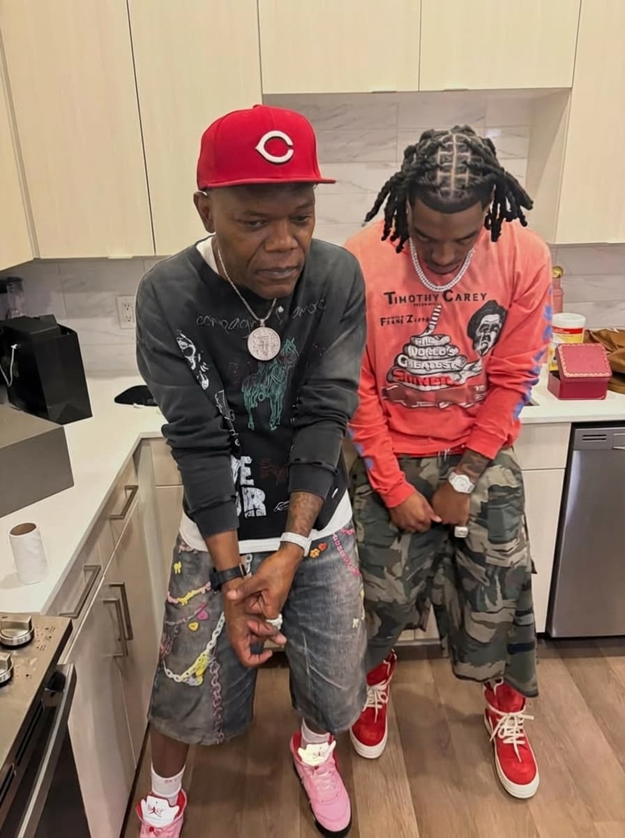 Use the provided image as the base reference. Maintain the exact same environment lighting, camera angle, pose, outfit structure, and composition from the original image.
Replace the original subject with Samuel L. Jackson,Movie Actor wearing outfits attached
