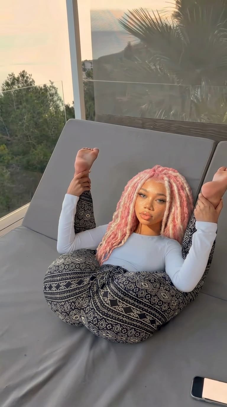 Replace the face, skin tone, and hairstyle of the black hair woman with the pink and white hair woman reference person, while keeping the original pose, body, outfit, lighting, and background unchanged. Ensure the result looks natural, realistic, and seamlessly blended.
ultra realistic, highly detailed, sharp focus, realistic skin texture, natural lighting, photorealistic, high quality, cinematic details, realistic shadows, lifelike appearance, DSLR photo, 8k, professional photography, seamless blending, natural proportions