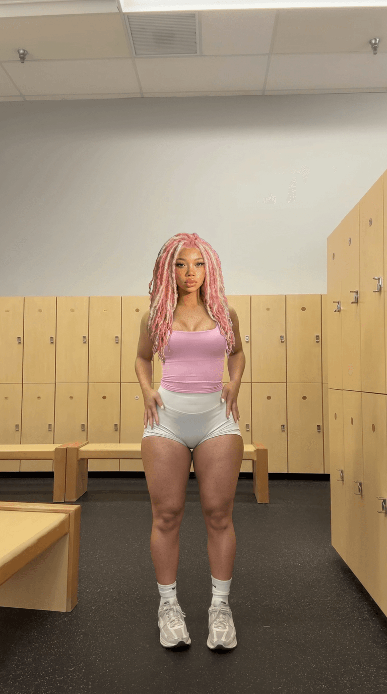 Replace the face, skin tone, and hairstyle of the black hair woman with the pink and white hair woman reference person, while keeping the original pose, body, outfit, lighting, and background unchanged. Ensure the result looks natural, realistic, and seamlessly blended.
ultra realistic, highly detailed, sharp focus, realistic skin texture, natural lighting, photorealistic, high quality, cinematic details, realistic shadows, lifelike appearance, DSLR photo, 8k, professional photography, seamless blending, natural proportions