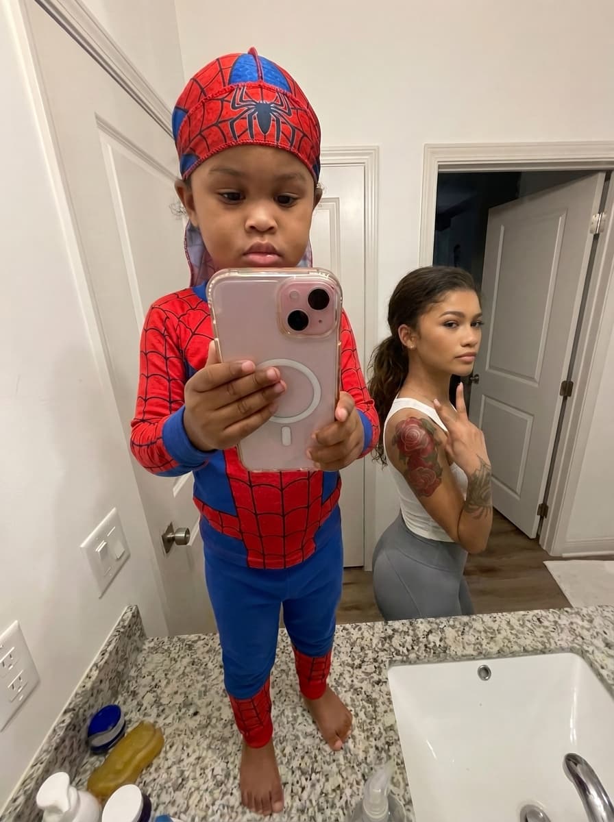 Use the uploaded image as the base scene.
Completely remove the existing woman in the image and replace her with Zendaya (as she appears in Euphoria).
Ensure the new subject matches Zendaya’s exact facial features, skin tone, proportions, and overall likeness with high realism. The result should clearly look like Zendaya, not a generic similar face.
Keep the exact same pose, body position, facial expression, camera angle, lighting, and perspective as the original woman.
Preserve the exact same clothing, including fit, folds, textures, and details—Zendaya should be wearing precisely what the original woman was wearing.
Make the integration seamless and photorealistic, matching shadows, highlights, and environment perfectly so it appears she was originally in the photo.
Do not change anything else in the image — keep the background, objects, environment, and all other elements exactly the same.