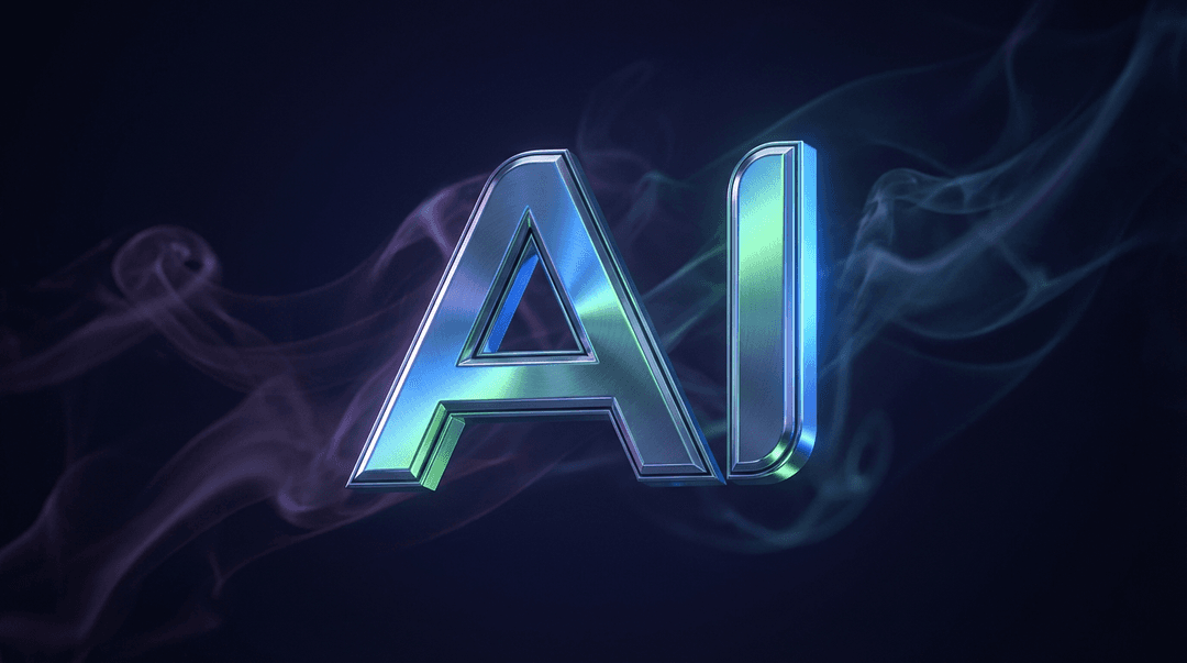 **Subject:** A single, illuminated, stylized "AI" acronym, rendered in a sleek, modern, metallic font, reflecting subtle gradients of electric blue and neon green.

**Composition:** The "AI" acronym is centrally placed, slightly angled for dynamic effect, against a dark, minimalist background. The background is not entirely black, but a deep, inky indigo with faint, ethereal wisps of smoke or light trails that subtly frame the "AI."

**Lighting:** Dramatic, high-contrast studio lighting. A primary, soft, diffused key light from the front-left illuminates the metallic surfaces, creating subtle reflections and highlights. A secondary, harder, rim light from the back-right outlines the letters with a sharp, bright glow, separating them from the background. A very subtle, almost imperceptible fill light prevents deep, uninteresting shadows.

**Color Palette:** Dominated by cool tones: electric blue, neon green, and deep indigo. The metallic "AI" has a cool, almost icy sheen. Small, almost imperceptible hints of a very light, desaturated violet or magenta might be present in the background wisps for added depth.

**Style:** Hyper-realistic and futuristic, with a focus on clean lines, precise rendering, and a sense of technological sophistication. The image should evoke a feeling of intelligence, innovation, and clarity.

**Atmosphere:** Clean, professional, and slightly mysterious. A sense of quiet power and advanced technology.

**Technical Details:**
*   **Camera:** High-end digital mirrorless camera (e.g., Sony A7R V or Canon R5)
*   **Lens:** Macro prime lens (e.g., 100mm f/2.8) for extreme detail and shallow depth of field, if applicable to the background elements, though the primary focus is sharp.
*   **Aperture:** f/8 to f/11 for sharp focus across the "AI" acronym.
*   **Shutter Speed:** Fast enough to avoid any motion blur if there were subtle light effects (e.g., 1/200th sec).
*   **ISO:** Low (e.g., ISO 100-200) for minimal noise and maximum detail.
*   **Post-processing:** Meticulous color grading to enhance the cool tones, sharpen edges, and refine reflections. Subtle glow effects around the rim lighting. Noise reduction as needed.

**Keywords:** AI, Artificial Intelligence, Technology, Future, Innovation, Digital, Modern, Sleek, Futuristic, Metallic, Neon, Electric, Blue, Green, Indigo, High-Tech, Minimalist, Clean, Professional, Concept, Abstract, Thumbnail, Basics
