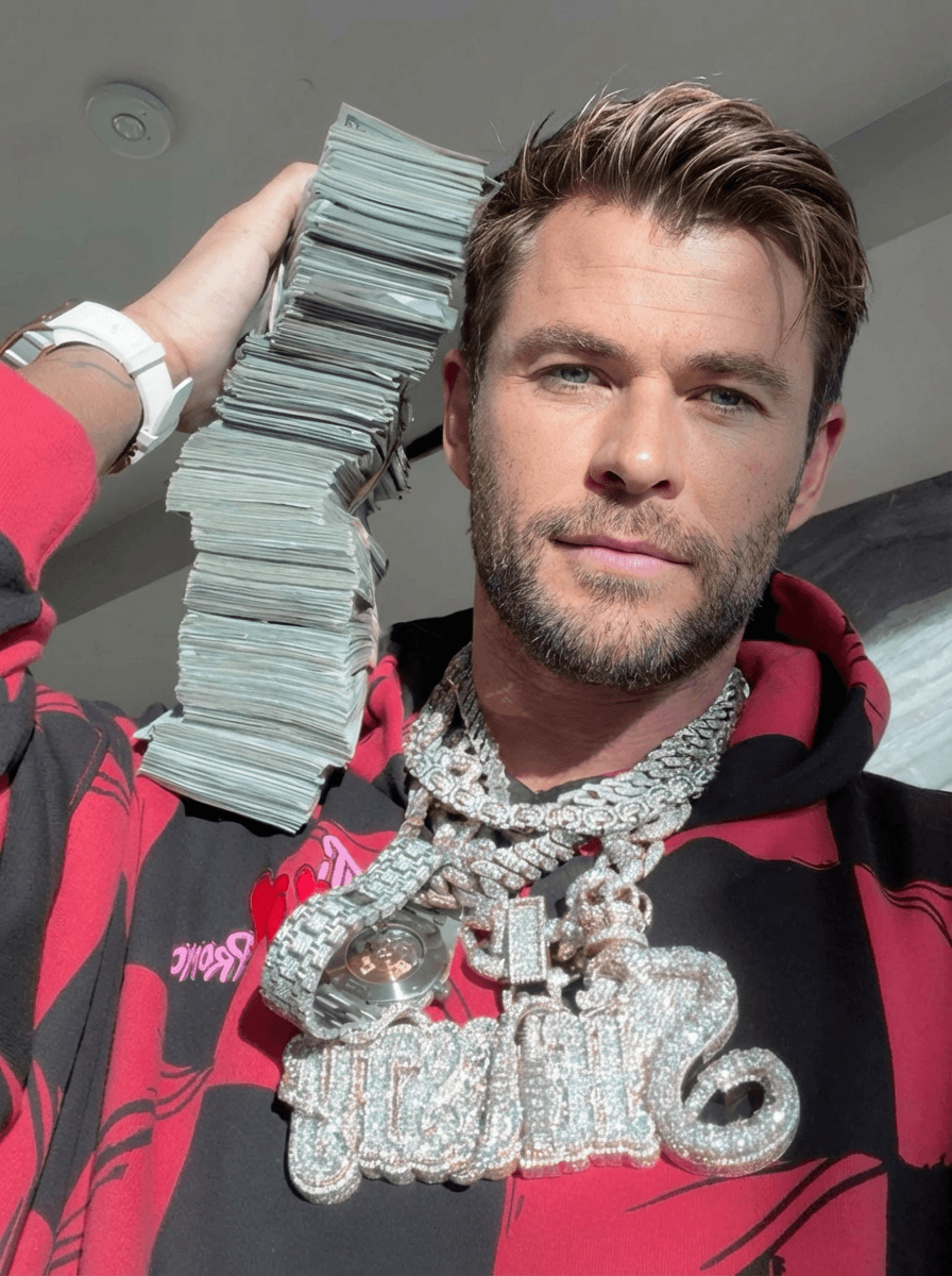 Use the provided image as the base reference. Maintain the exact same environment lighting, camera angle, pose, outfit structure, and composition from the original image.
Replace the original subject with Chris Hemsworth,Movie Actor wearing outfits attached
