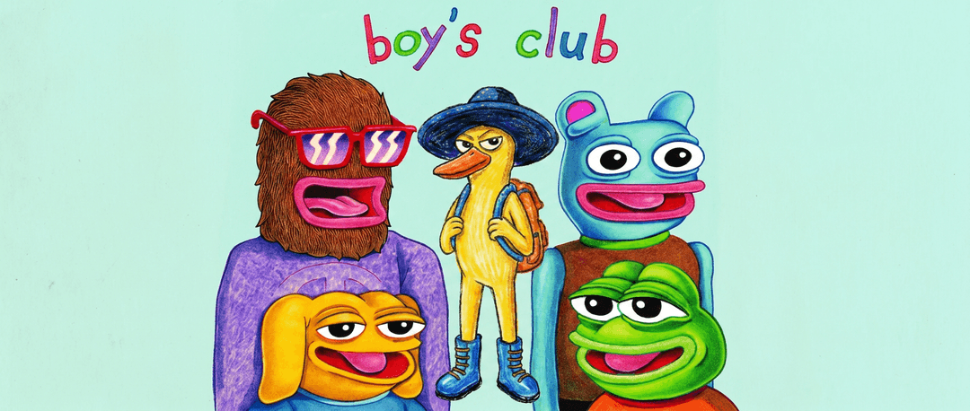 make the quack duck character in boys club scene with characters around duck