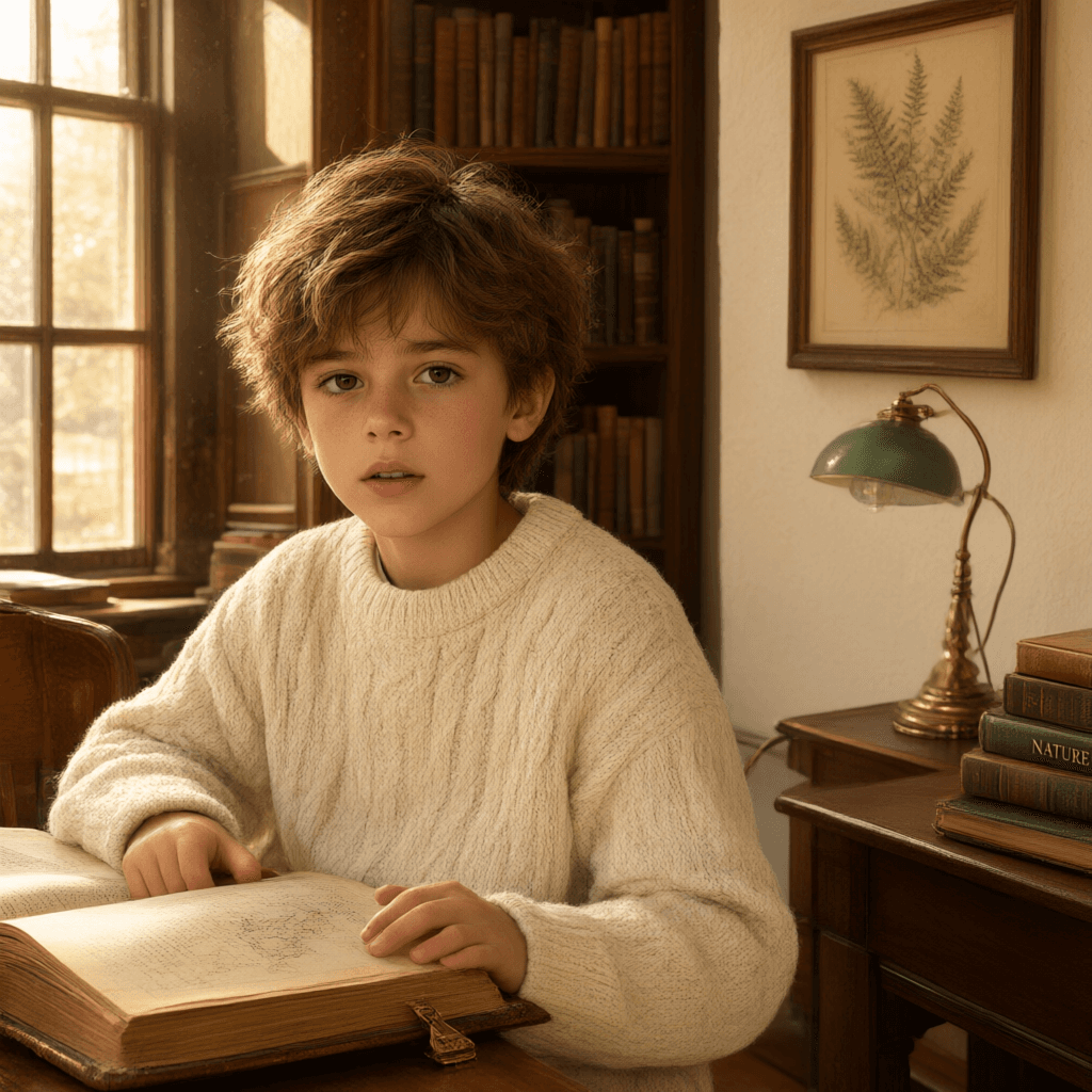 make this boy photorealistic keeping same style