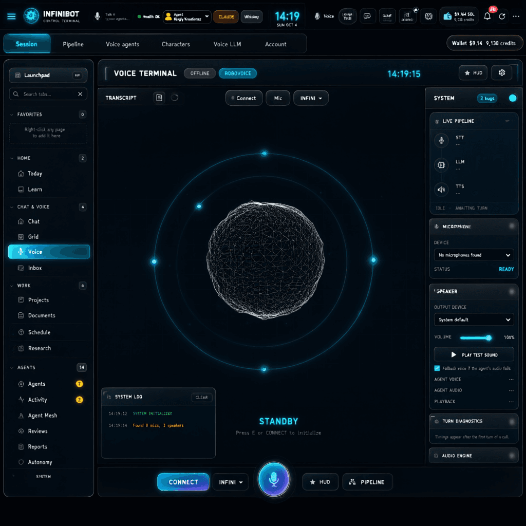 transform the UI into a futuristic floating borderless HUD, with transparent glass panels, neon blue accents, minimal chrome edges, floating icons, and a sleek cyberpunk aesthetic