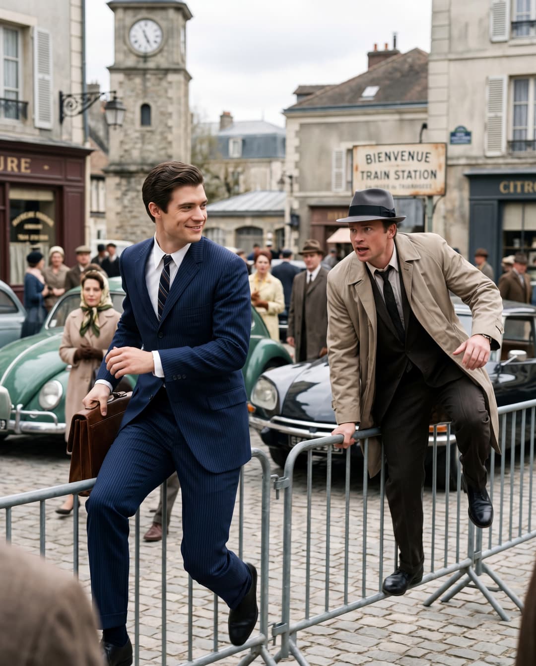 Catch Me If You Can David corenswet as Frank Abagnale, Jr. & Tom Welling as Carl Hanratty