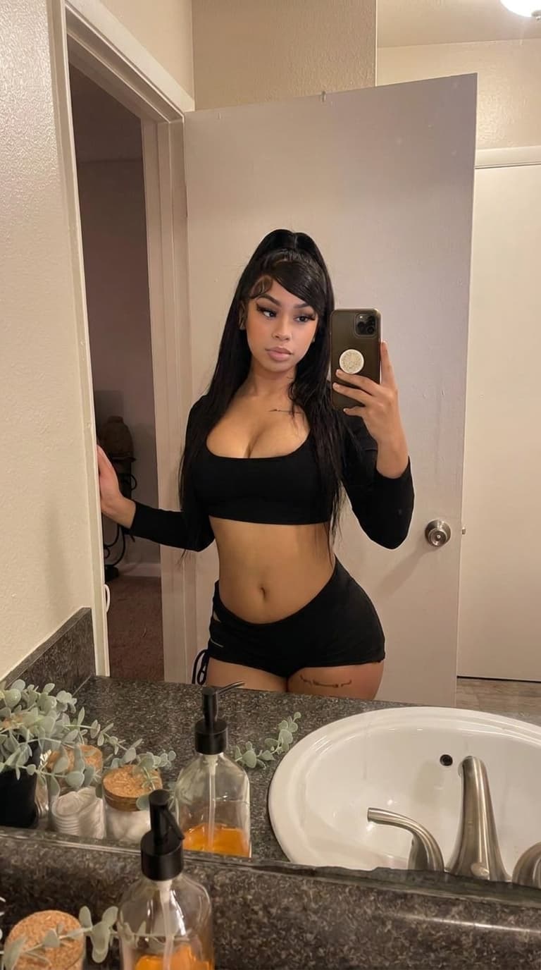 Mesh these females faces and body's generate it then put that product onto the female standing in all black kinda like a face swap